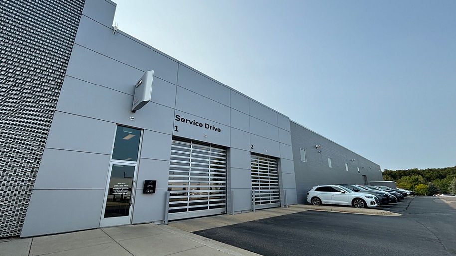 Audi service center.